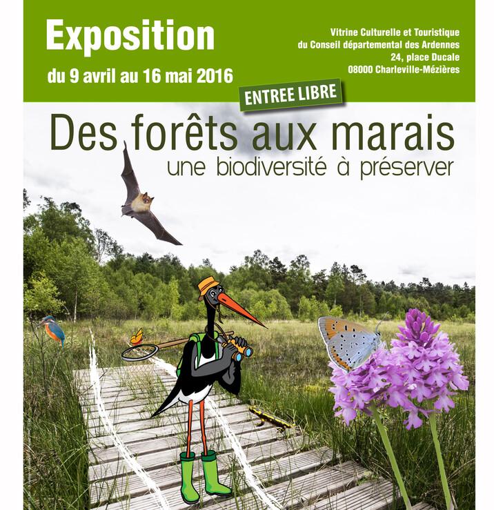 Exposition ''Des forêts au marais, une biodiversité à préserver''